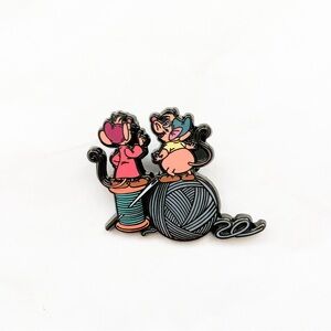 Loungefly Disney Manga Princess Cinderella Jaq & Gus Pin